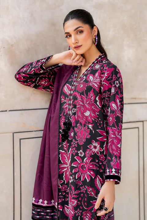 Baroque Printed Chiffon Dupatta 3pc UF-732