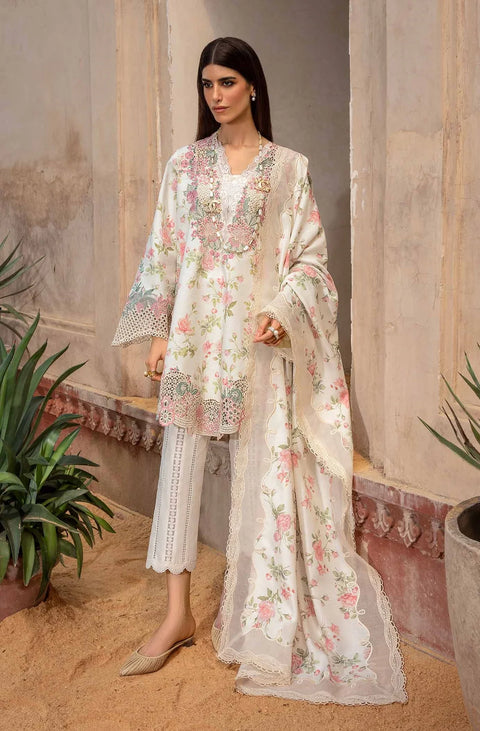 Crimson Luxury Printed Lawn 3 Piece Collection By Saira Shakira  A Flower Named Peace - CRWP 5