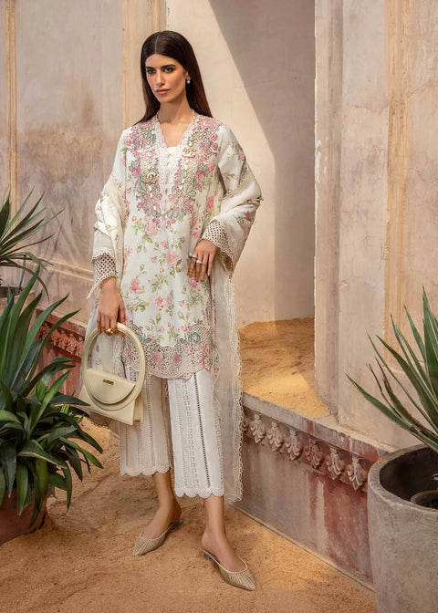 Crimson Luxury Printed Lawn 3 Piece Collection By Saira Shakira  A Flower Named Peace - CRWP 5