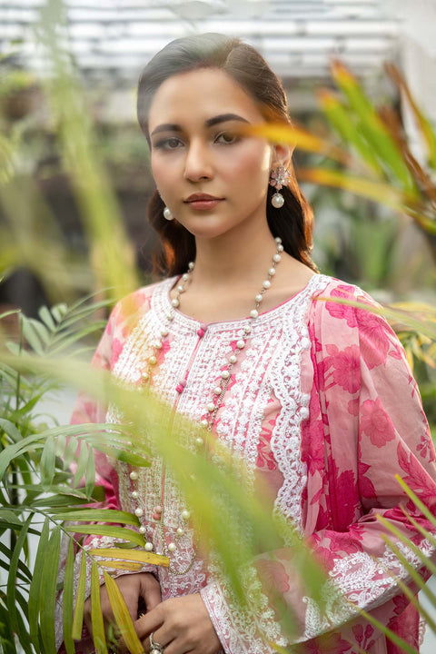 3 Piece Unstitched Embroidered Heavy Lawn Suit | DW-EF25-124