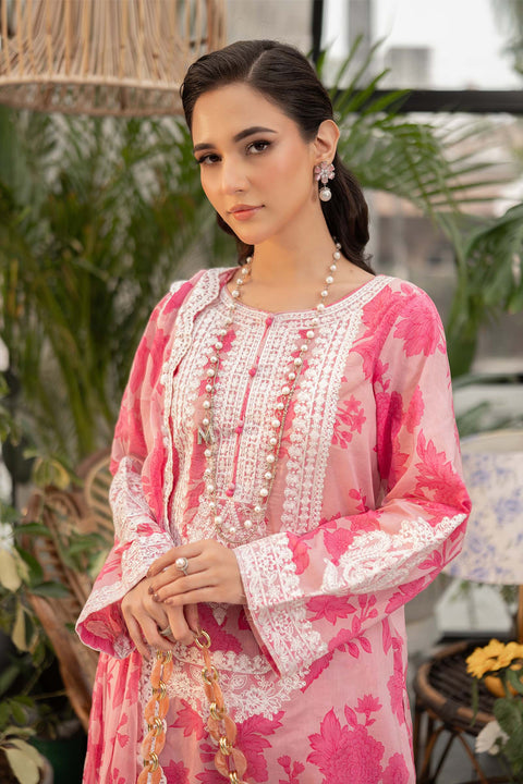 3 Piece Unstitched Embroidered Heavy Lawn Suit | DW-EF25-124