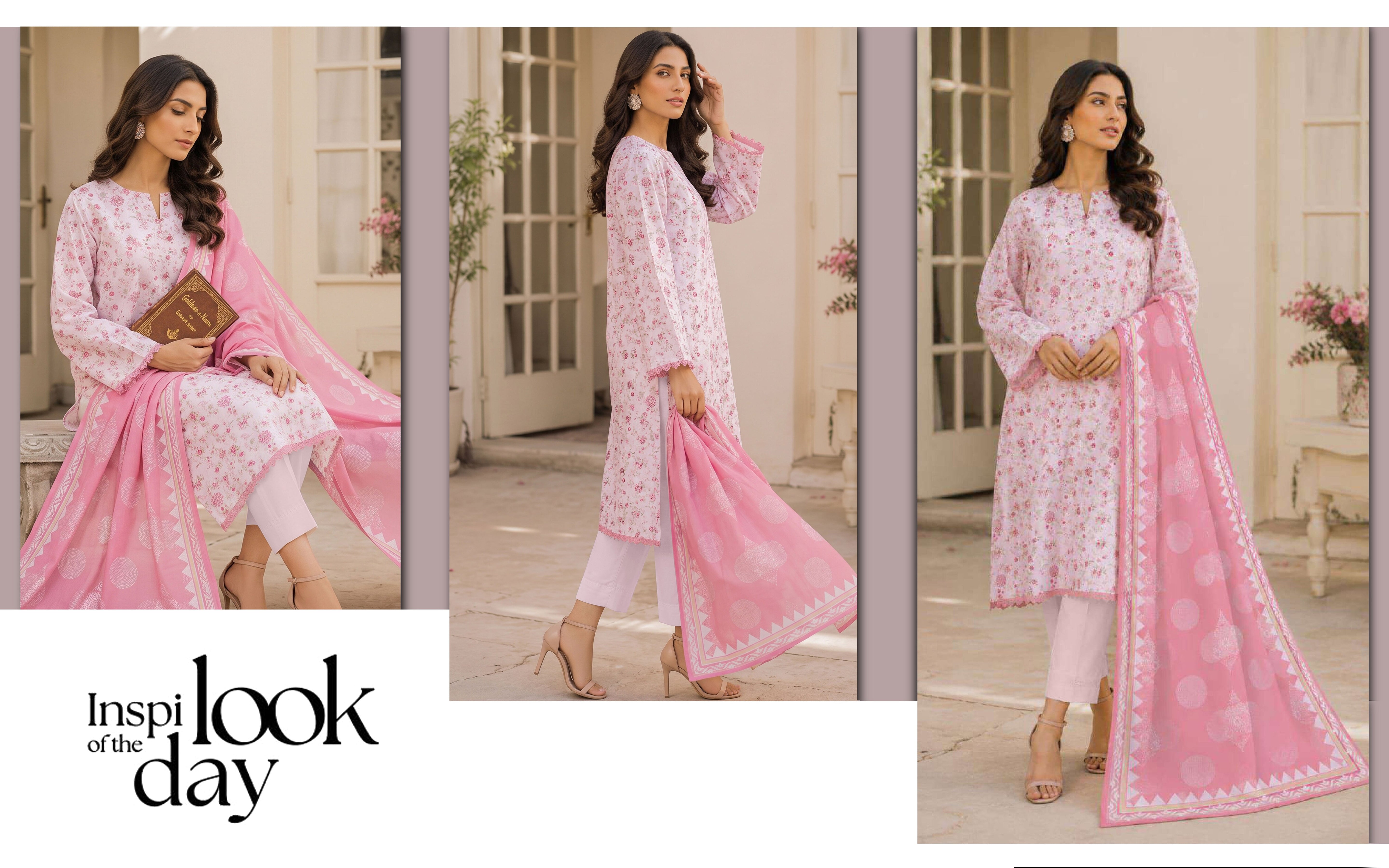 Isbah Noor Superior Printed Lawn 3Pcs 001596