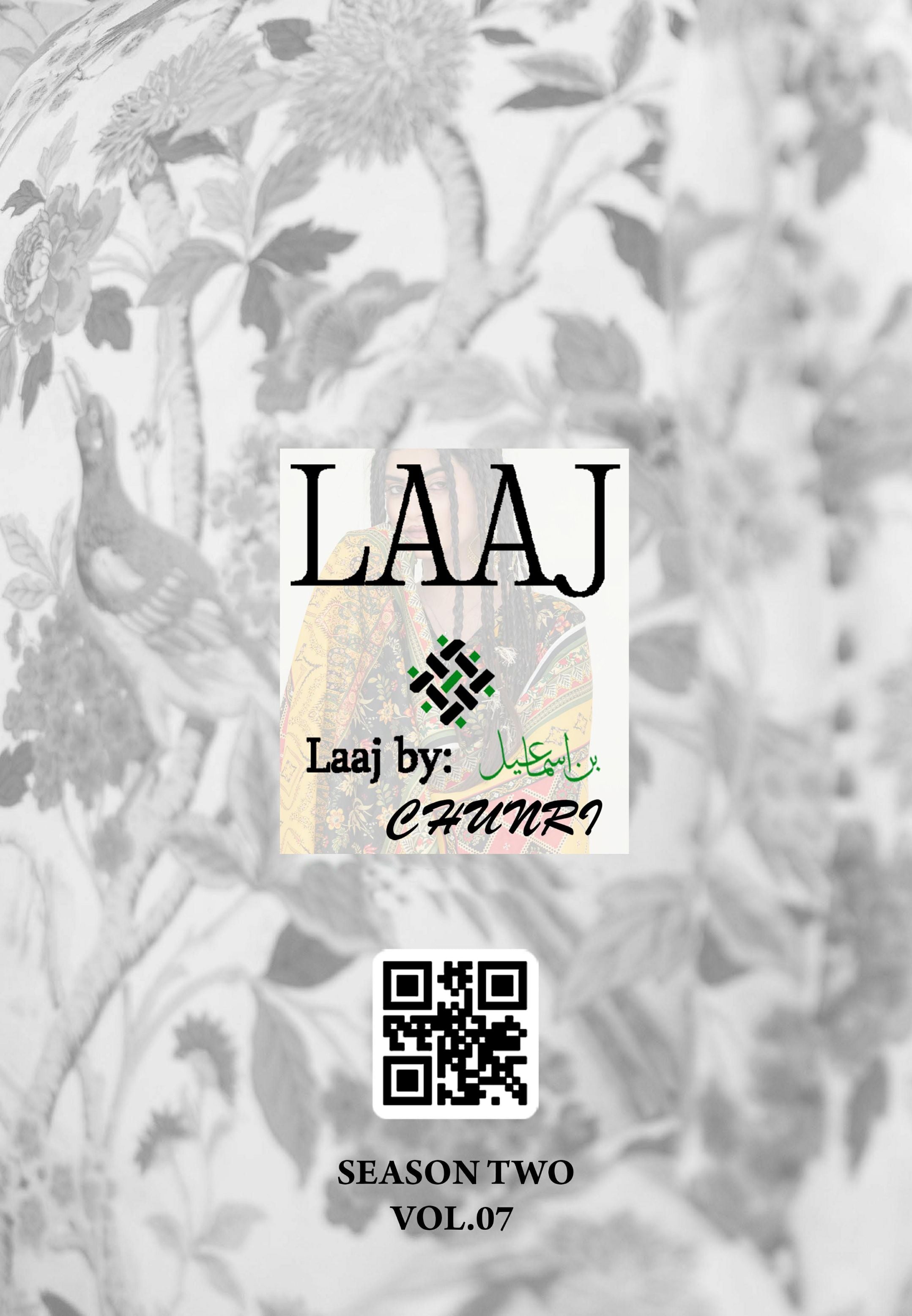 Wholesale Box Set of 10 Suit Laaj by BinIsmail Printed Allover 3Pcs