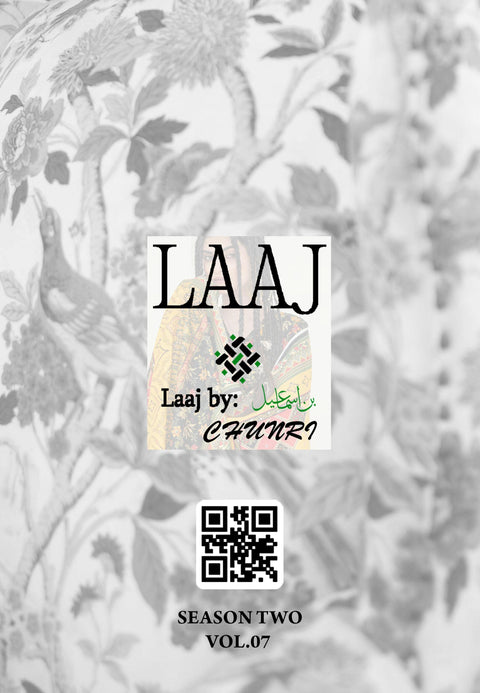 Wholesale Box Set of 10 Suit Laaj by BinIsmail Printed Allover 3Pcs