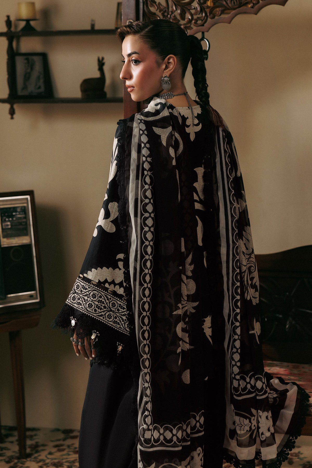 Agla Station By Maria B  M.Basics Printed Khadder 3 Pcs Collection 002153