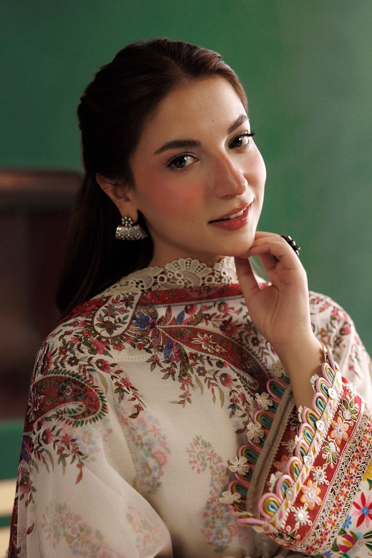 Agla Station By Maria B  M.Basics Printed Khadder 3 Pcs Collection 002144