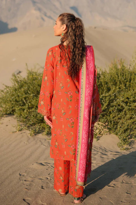 Maria B M Print Khaddar کھ ر Printed 3Pcs  mPrintred