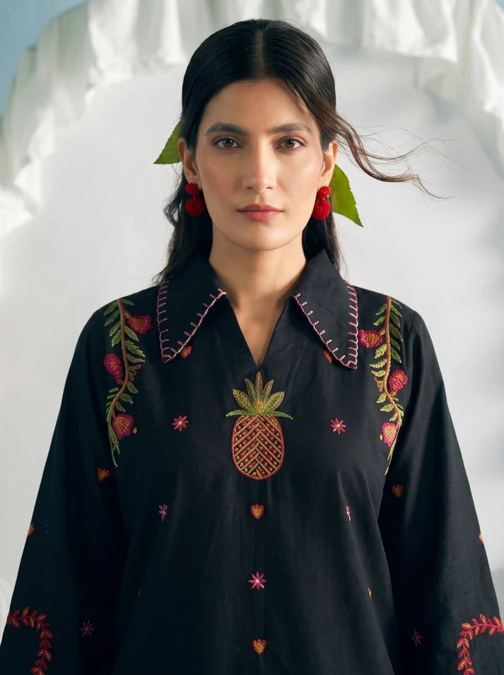 Zartaj by Elbellara Fully Embroidered Khaddar 2-Piece Suit