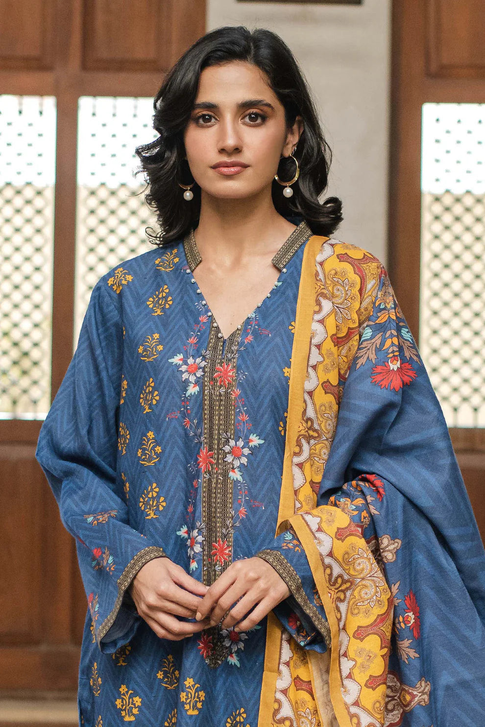 Zellbury Khaddar Collection 3Pc 100% Original  Stock 000829