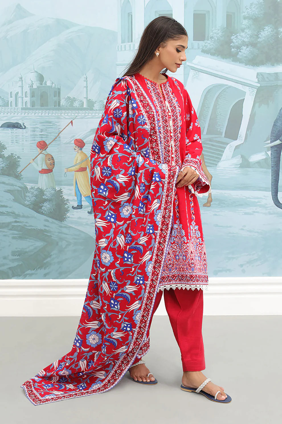 Zellbury Khaddar Collection 3Pc 100% Original  Stock 000839