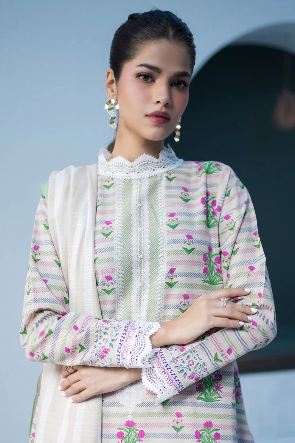 Zellbury Khaddar Collection 3Pc 100% Original  Stock 000840