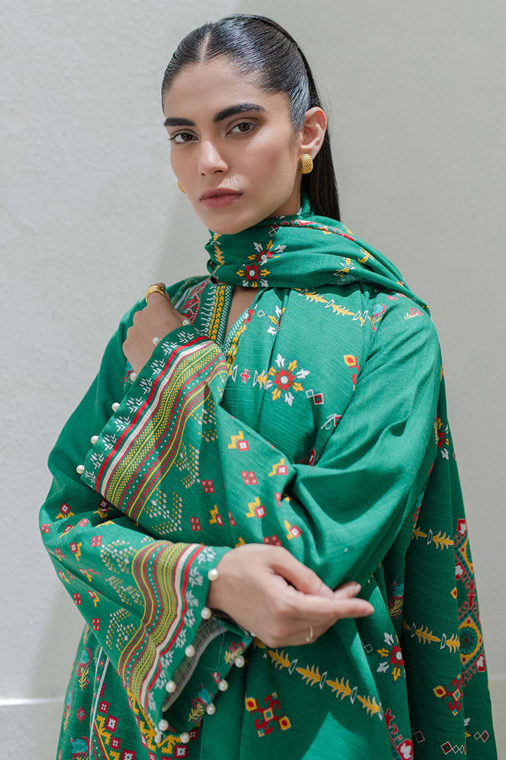 Zellbury Khaddar Collection 3Pc 100% Original  Stock 000850