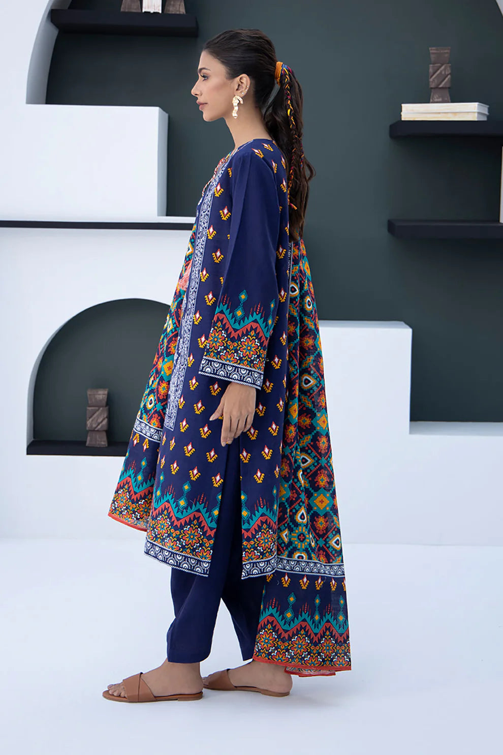 Zellbury Khaddar Collection 3Pc 100% Original  Stock 000859