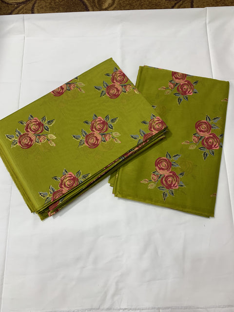 Imported Hand Paint Work All-over 2Pc Lawn Block Printed