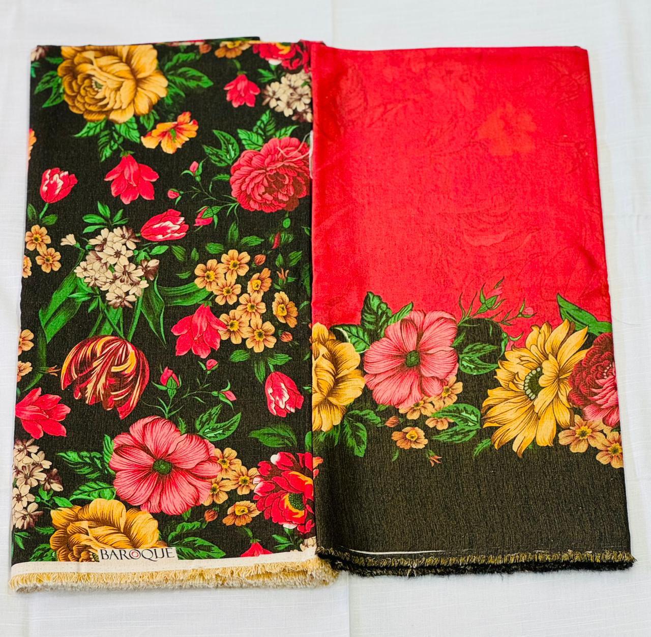 Baroque Shamray winter 3 Pcs Unstitched SHM09