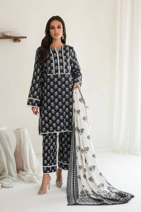 So Kamal Printed Shirt Trouser 2PS DPW 3568