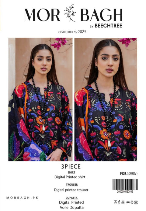 Morbagh by BeechTree Lawn 3Pcs Printed 000066