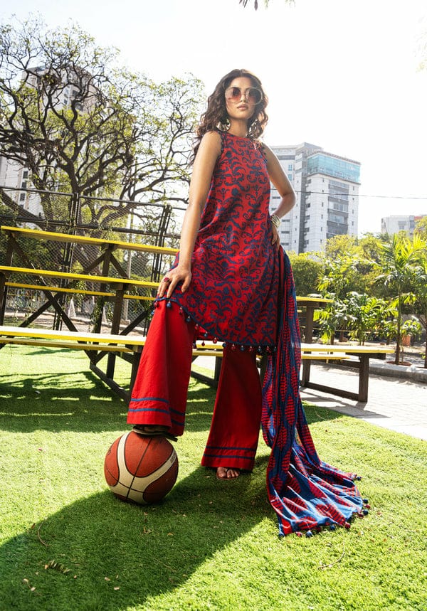 AlKaram Lawn Allover 3 Pcs Printed 000050
