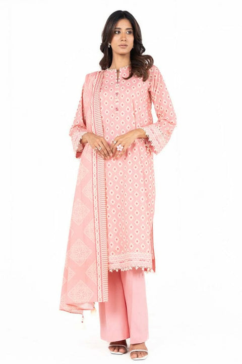 AlKaram Lawn Allover 3 Pcs Printed 000053