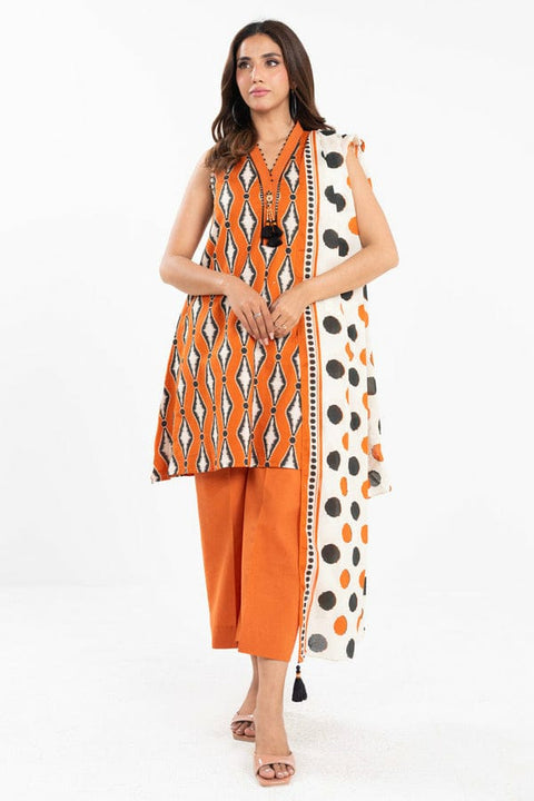 AlKaram Lawn Allover 3 Pcs Printed 000057
