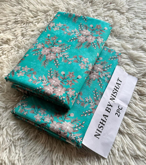 Nishat ZariTouch Printed Allover 2Pcs Floral 000092