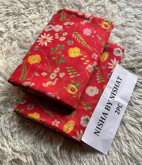 Nishat ZariTouch Printed Allover 2Pcs Floral 000094