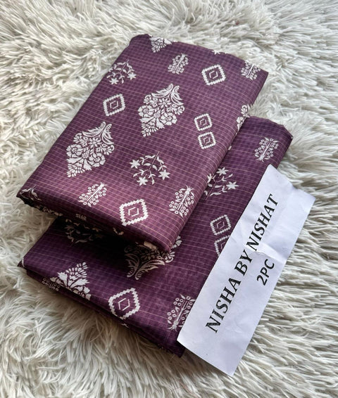 Nishat ZariTouch Printed Allover 2Pcs Floral 000095