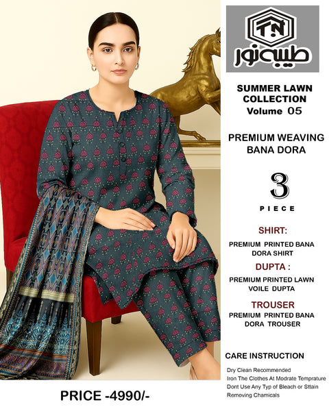 Tayyaba Noor Superior BanaDoriya Lawn 3 Pcs 000108