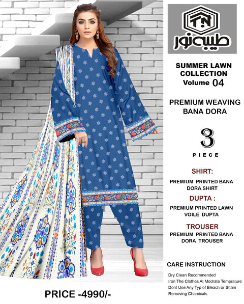 Tayyaba Noor Superior BanaDoriya Lawn 3 Pcs 000113