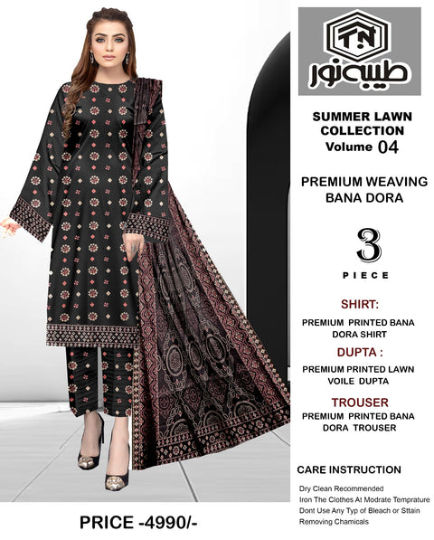 Tayyaba Noor Superior BanaDoriya Lawn 3 Pcs 000118