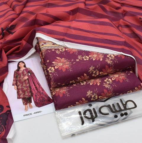 Tayyaba Noor Superior BanaDoriya Lawn 3 Pcs 000105