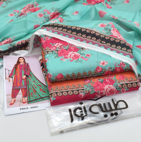 Tayyaba Noor Superior BanaDoriya Lawn 3 Pcs 000111