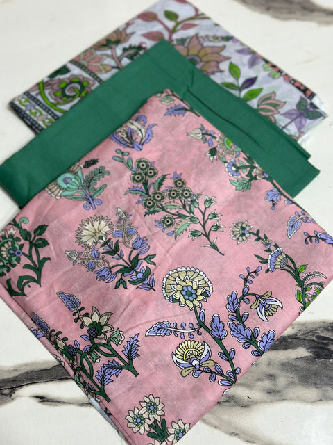 Original Lawn Printed 3Pcs Shirt Trouser Dupatta Mix Brands 000126