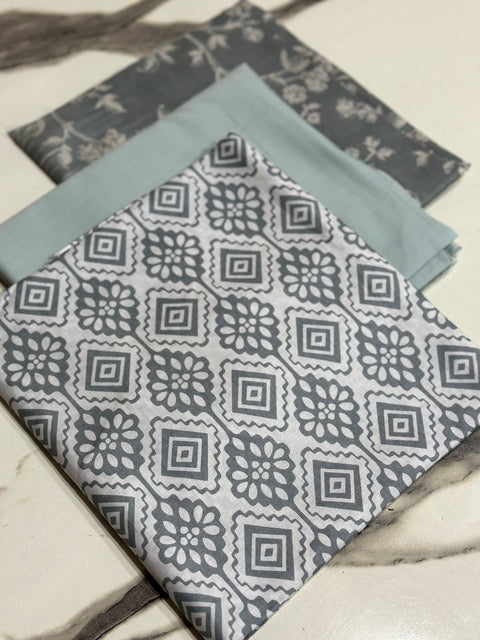 Original Lawn Printed 3Pcs Shirt Trouser Dupatta Mix Brands 000129