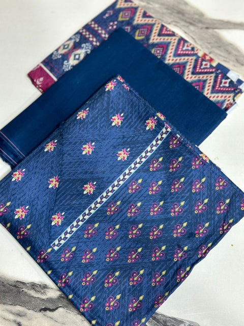 Original Lawn Printed 3Pcs Shirt Trouser Dupatta Mix Brands 000132