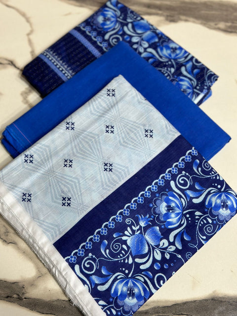 Original Lawn Printed 3Pcs Shirt Trouser Dupatta Mix Brands 000136