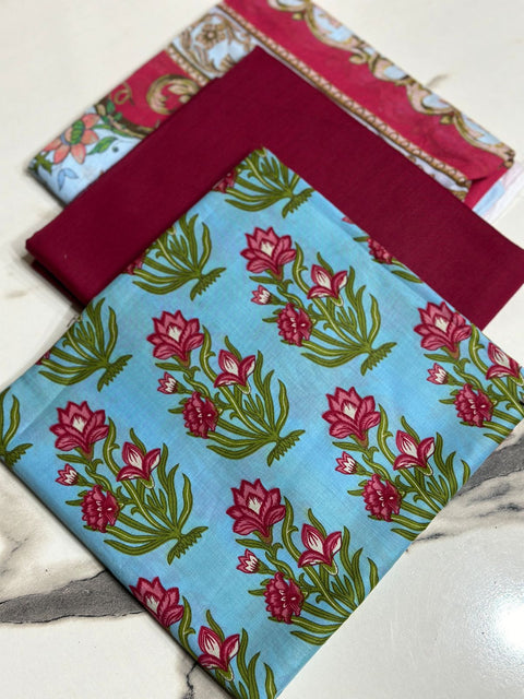 Original Lawn Printed 3Pcs Shirt Trouser Dupatta Mix Brands 000137