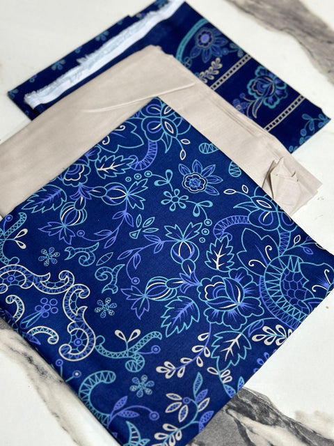 Original Lawn Printed 3Pcs Shirt Trouser Dupatta Mix Brands 000139