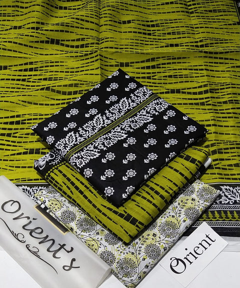 Orient Lawn 3Pcs Printed Shirt Trouser Dupatta 000167