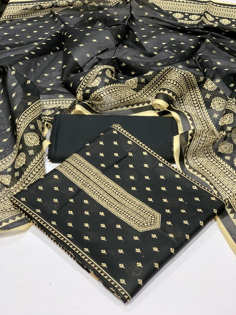 Uswa Zia Outfits Hit 3Pcs Printed Shirt Trouser Dupatta 000191