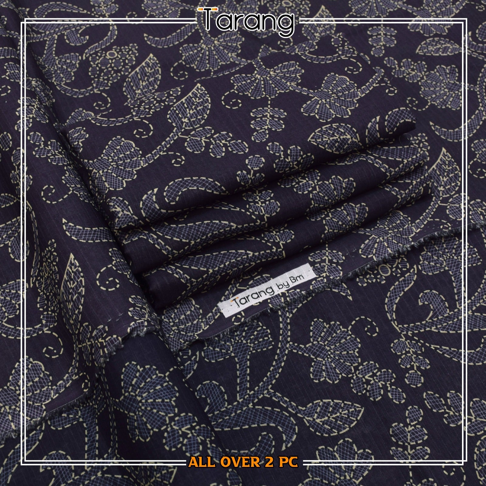 BanadoRiya Allover Superior Lawn 2Pcs 000214