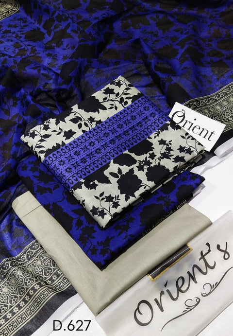 Uswa Zia Outfits Hit 3Pcs Printed Shirt Trouser Dupatta 000244
