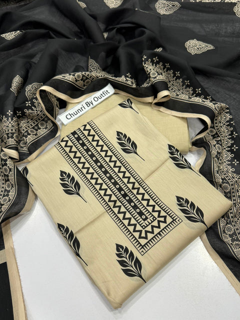 Uswa Zia Outfits Hit 3Pcs Printed Shirt Trouser Dupatta 000268