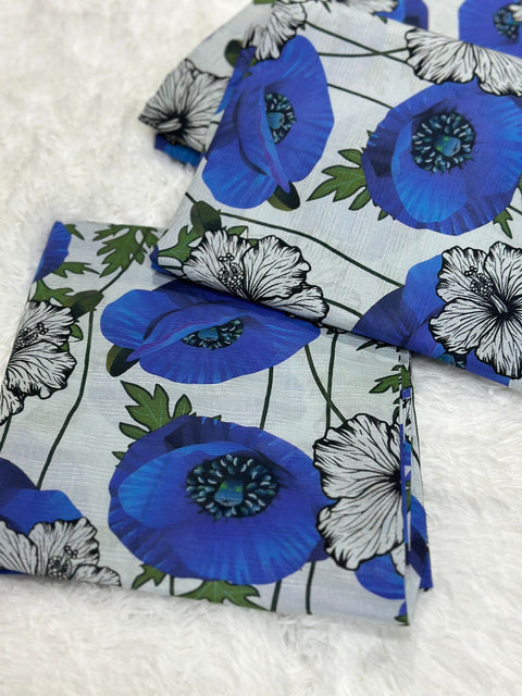 English BanadoRiya Allover Superior Lawn 2Pcs 000281