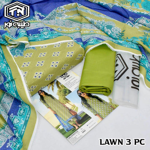 Tayyaba Noor Printed Lawn 3-Piece Suit High Quality 000285