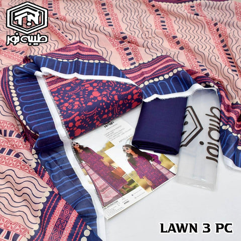 Tayyaba Noor Printed Lawn 3-Piece Suit High Quality 000288