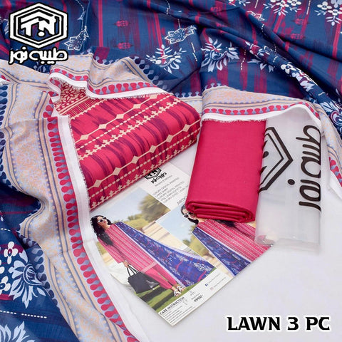 Tayyaba Noor Printed Lawn 3-Piece Suit High Quality 000289