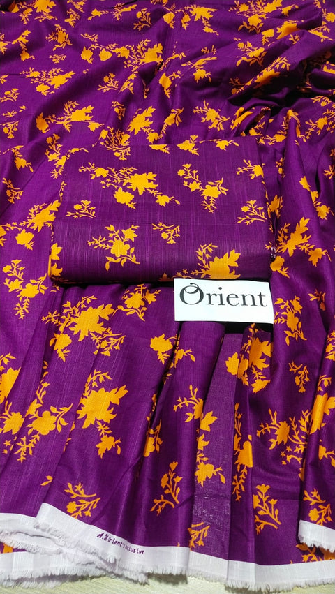 Orient Allover Khaddar Stuff 2 Piece Suit  000306