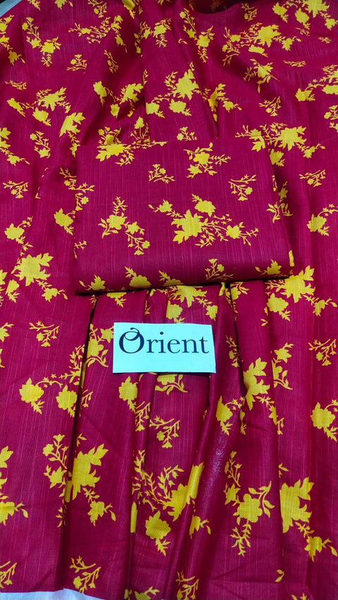 Orient Allover Khaddar Stuff 2 Piece Suit  000307
