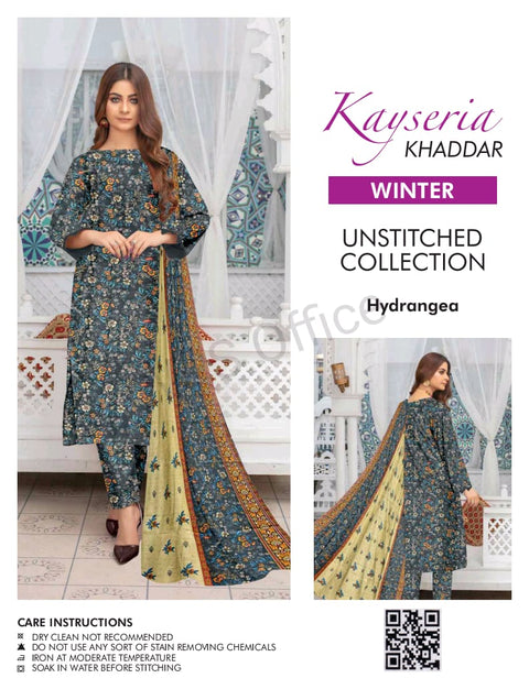 Kayseria Khaddar Unstitched Allover 3-Piece Suit 000330